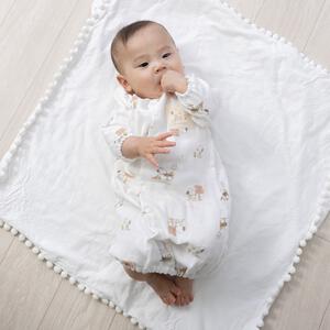 SNOOPY スヌーピー 新生児2WAYドレス 長袖 ダブルガーゼ ベビーザらス限定