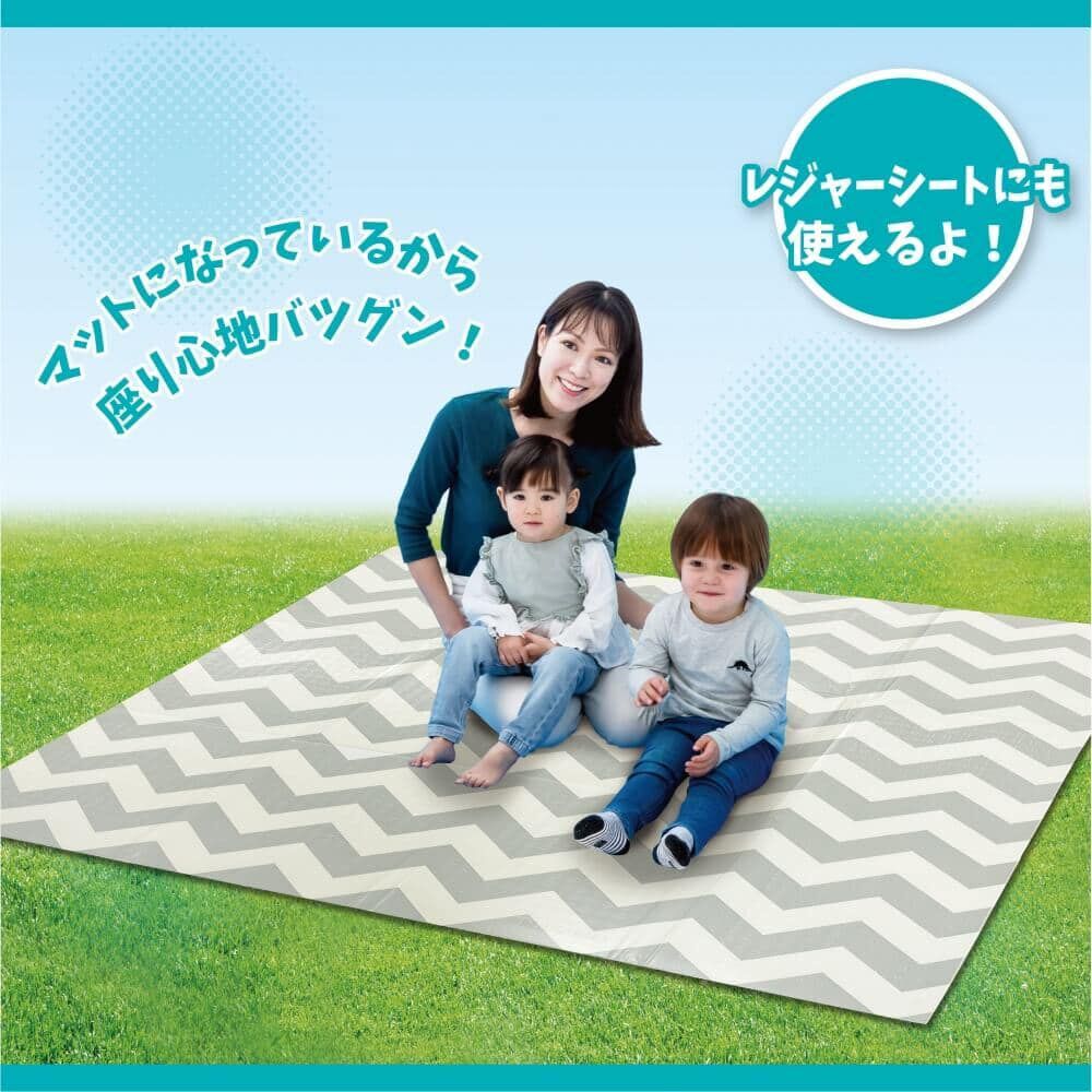 両面使える！アウトドアプレイマット 150×150cm 折りたたみ プール