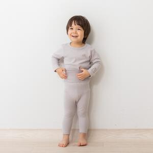 【Babies&ldquo;R&rdquo;Us&times;】着心地おばけ ニットキルト 腹巻付きパジャマ 黒ごまプリン&times;110cm