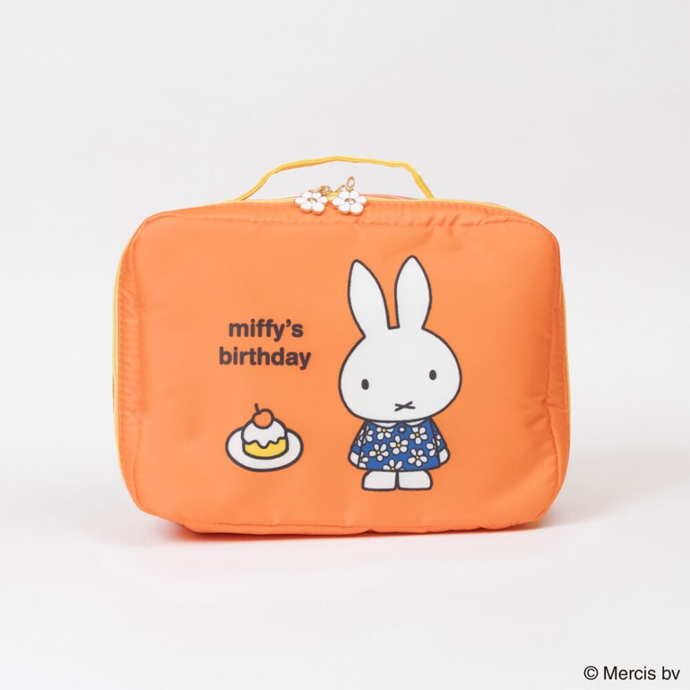 Miffy マルチポーチ バースディ オレンジ×FREE ベビーザらス限定