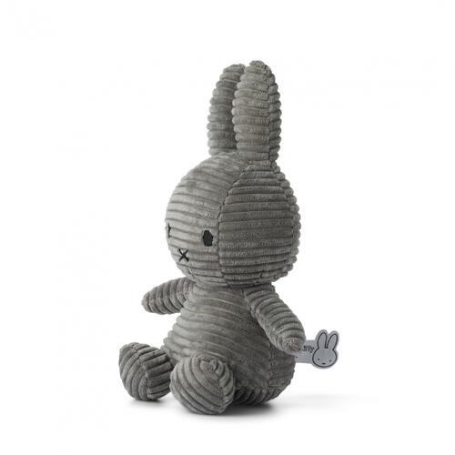 ファーストトイにもピッタリ！Miffy Corduroy(ダークグレイ×23cm)