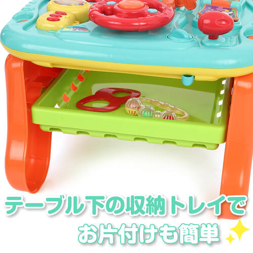 プレイポップ くみたてかんたん！両面つかえるアクティビティテーブル トイザらス限定  1歳 2歳 3歳