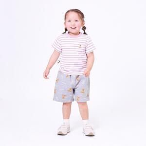 POLO BCS 裏毛総柄ハーフパンツ グレー&times;80cm ベビーザらス限定 赤ちゃん 出産準備 出産祝い ベビー服 子供服