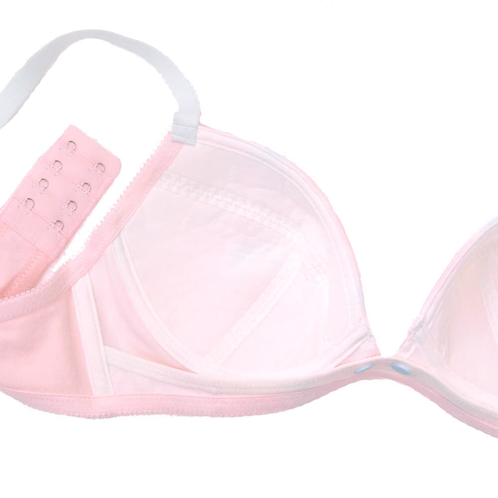 チュールフロントオープンブラ＆ショーツ（ピンク×L） ベビーザ