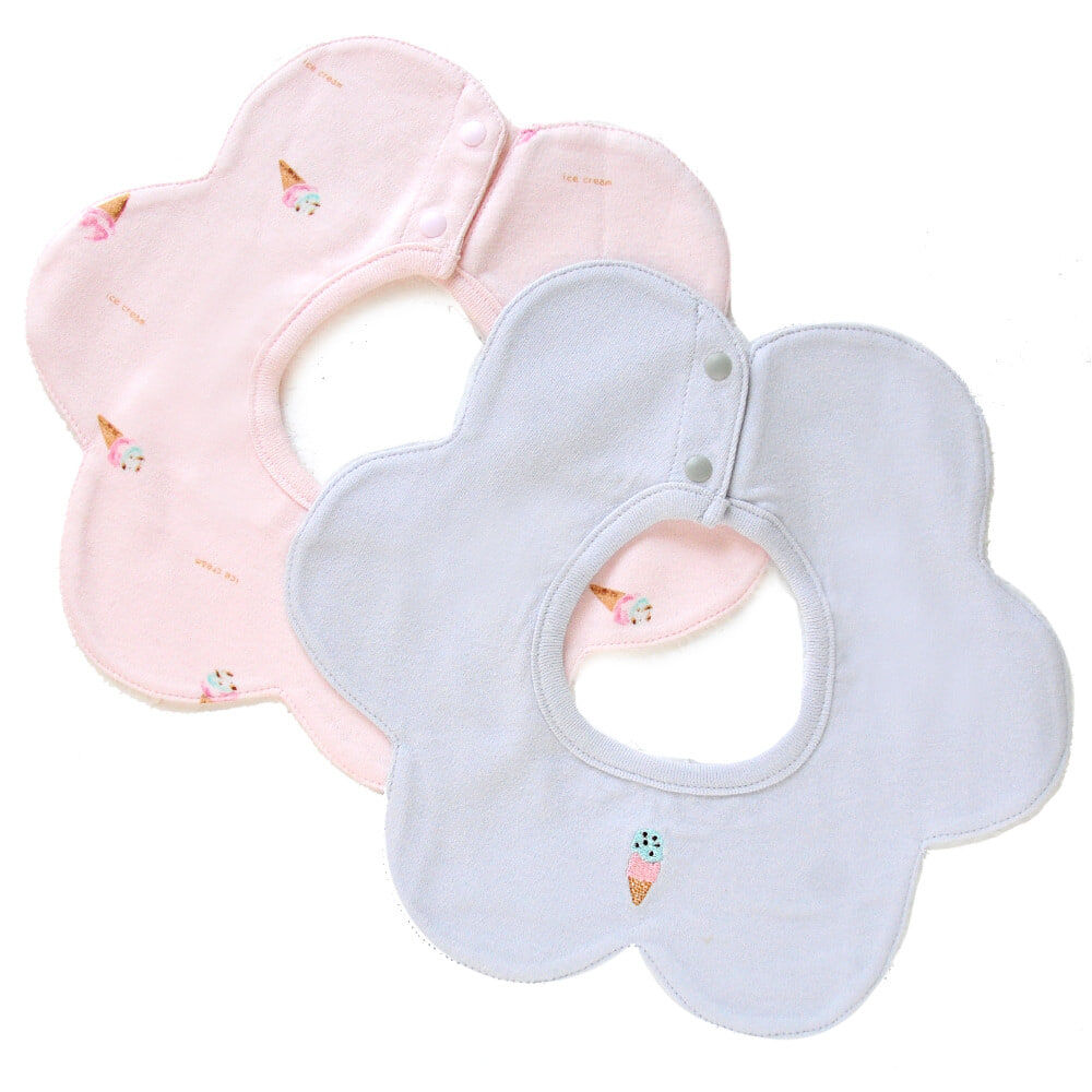 360度スタイ 2枚組 アイス×ワンポイント (アイス×フリー) ベビーザらス