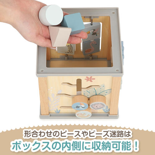 木製ミニ アクティビティ キューブ トイザらス限定  2歳 3歳 4歳