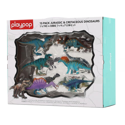 ジュラ紀 vs 白亜紀 フィギュア12体セット トイザらス限定 恐竜  3歳 4歳 5歳