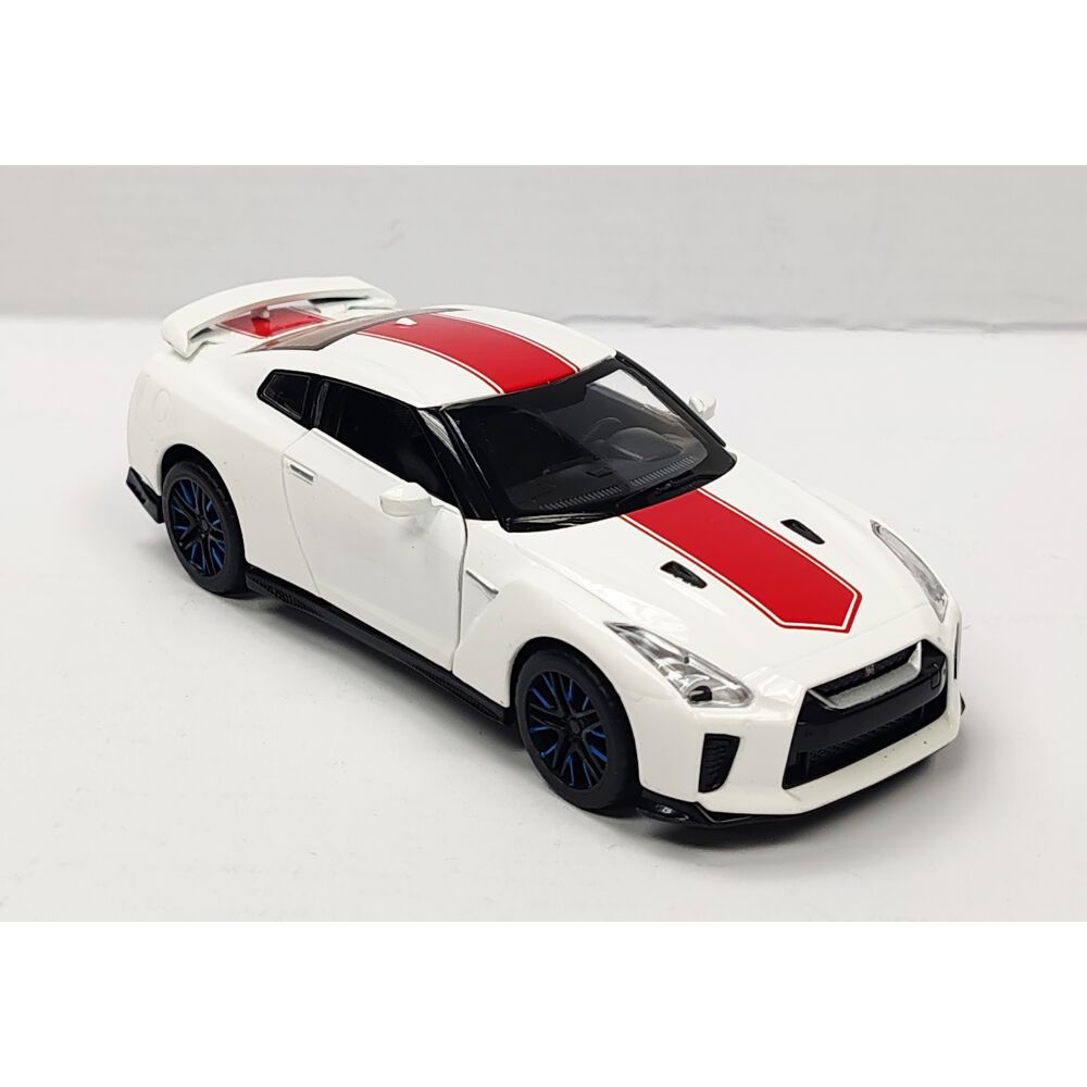 トイザらス限定 MINI GT Nissan GT-R White 1/32 ライト＆サウンド ライセンスカー 日産GT-R（R35）トイザらス限定