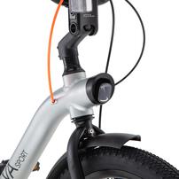 24インチ 身長140cm～168cm 子供用自転車 エボルバスポーツ マットメタリックシルバー ６段変速 トイザらス限定