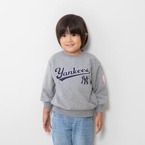 ベビーザらス限定　ＭＬＢ チームロゴトレーナー(グレー&times;110cm)