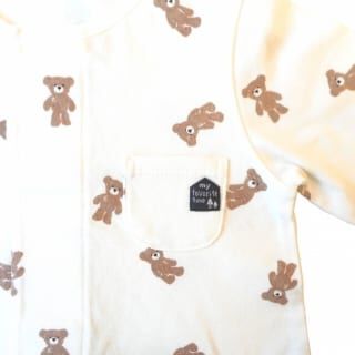 【新品・未開封】ブラウンテディ　ロンパース＆Tシャツセット　70cm 新品・未開封】ブラウンテディ ロンパース＆Tシャツセット 70cm 新品