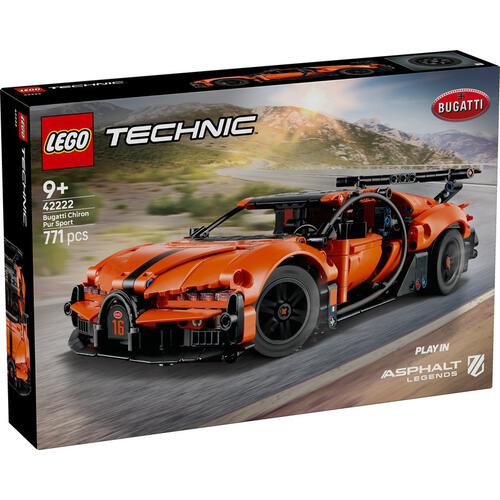 レゴ LEGO テクニック Bugatti Chiron Pur Sport ハイパーカー 42222｜おもちゃ 玩具 誕生日 プレゼント ブロック 9歳 10歳 11歳