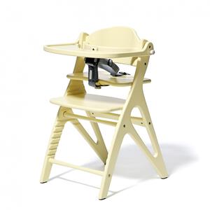 大和屋 yamatoya アッフル ソルベ チェア (レモン) 子供用椅子 室内家具 ハイチェア 7か月頃～