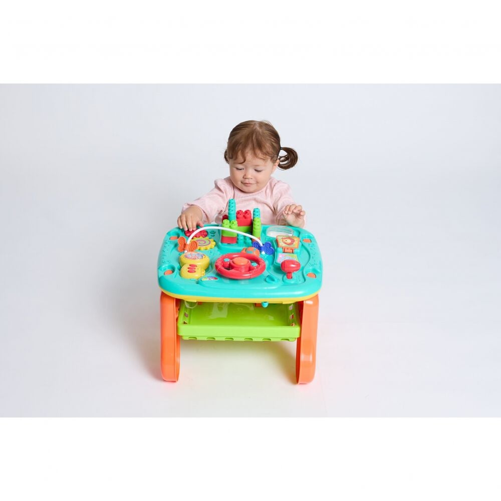 プレイポップ くみたてかんたん！両面つかえるアクティビティテーブル