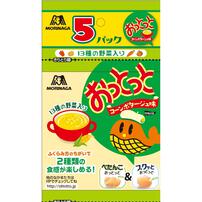 おっとっとおやつパック コーンポタージュ味 5連 10g×5 野菜 じゃがいも ポテトスナック ノンフライ カルシウム お菓子