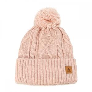 ケーブルニット帽 ミディアムピンク×50-52cm ベビーザらス限定
