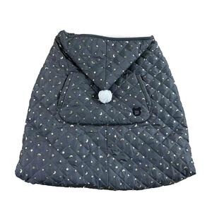 抱っこ紐ケープ 中綿 キルト 月星 チャコール×FREE ベビーザらス限定