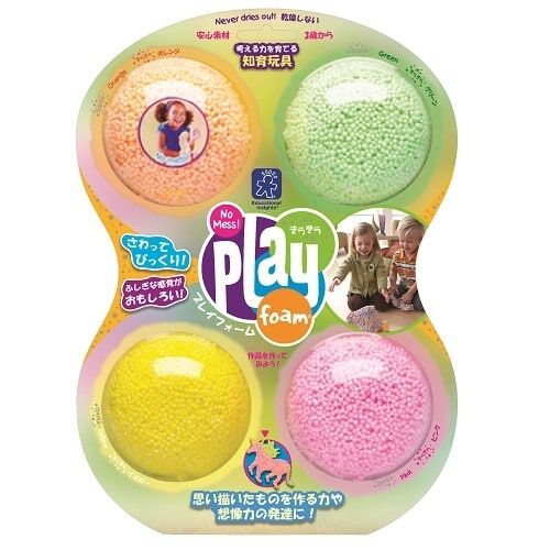 考える力を育てる知育玩具 想像力 プレイフォーム きらきら （4個入り