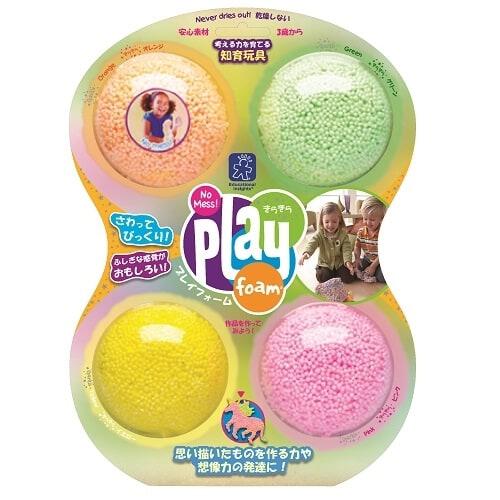 考える力を育てる知育玩具 想像力 プレイフォーム きらきら （4個入り）