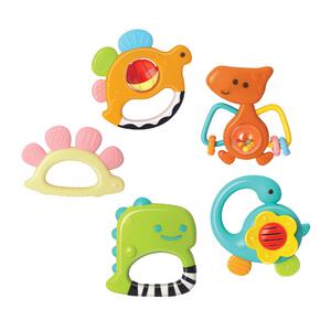 なかよしダイナソーラトル＆歯がため5セット トイザらス限定 プレゼント 1歳 2歳 3歳