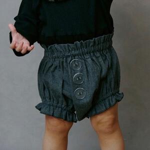 ローリーズファームベビー ネルかぼちゃパンツ(ブラック×80cm) ベビーザらス限定