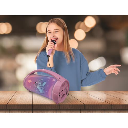 スティッチ＆エンジェル ライトアップスピーカー＆マイク トイザらス限定 クリスマスプレゼント 6歳 7歳 8歳