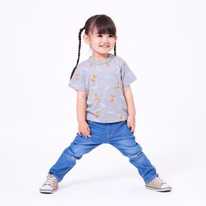 POLO BCS クマ総柄半袖Ｔシャツ グレー&times;80cm ベビーザらス限定