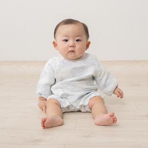 SANRIO サンリオ 多重織ガーゼミニオール ハンギョドン パステルブルー&times;フリー ベビーザらス限定