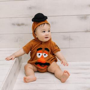 Disney ディズニー 半袖ボディスーツ なりきり ポテトヘッド パイル 70-80cm