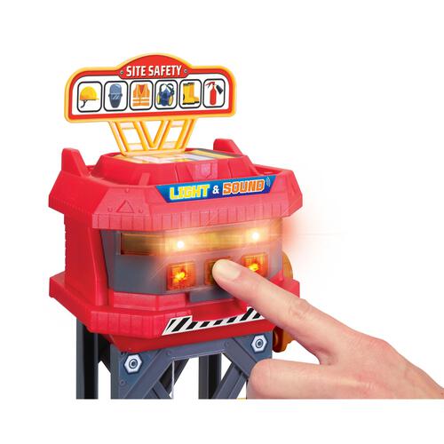 ライト＆サウンド タワークレーン コンストラクションセット トイザらス限定