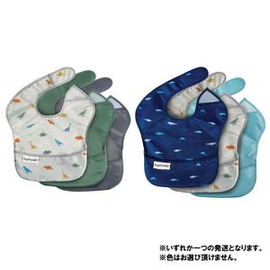 タイニートゥインクル イージービブ 3枚組  ブルー・グリーンアソート (色ランダム)