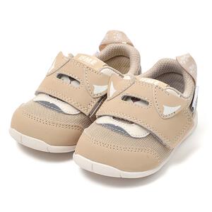 イフミーアニマルベビーシューズ 205801 ライトベージュ×15.0cm