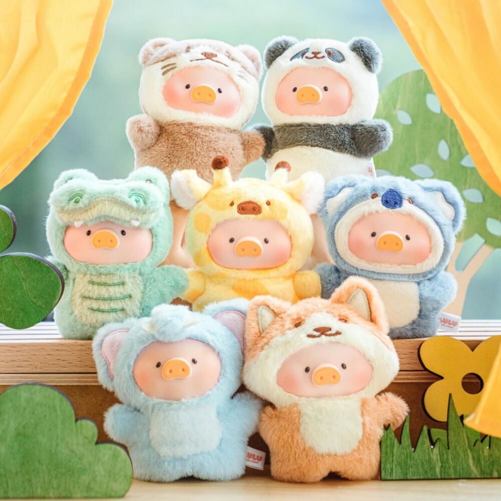 S*苑様 ルルザピギー アニマルパーティパペット キーチェーンシリーズ LULU THE PIGGY ANIMAL PARTY PUPPET KEYCHAIN SERIES ルル・ザ