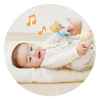 リラックマべビー おててとあんよに やわらかラトル