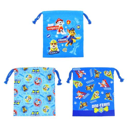 巾着3枚セット パウパトロール