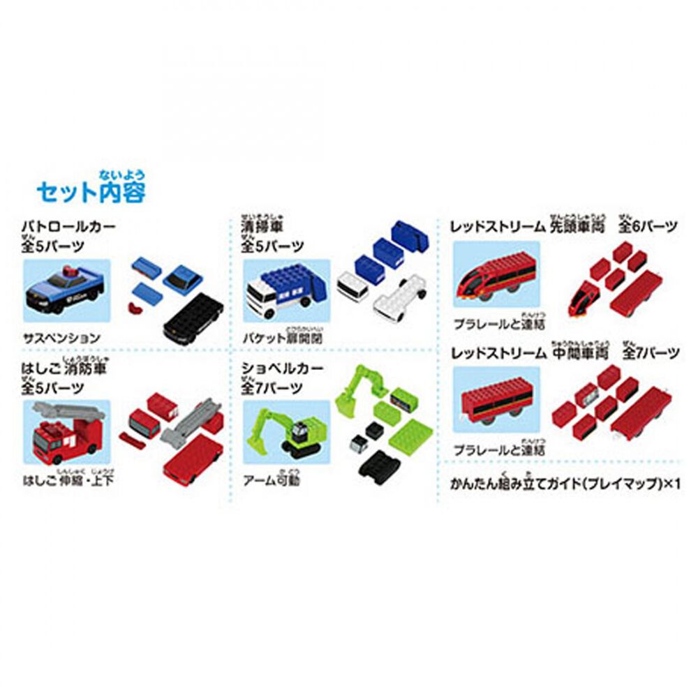 オンライン限定価格*】トミカ・プラレールブロック エントリーセット