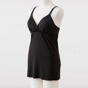 着るだけひんやりモールドカップキャミ（ブラックx L）(ブラック&times;L)