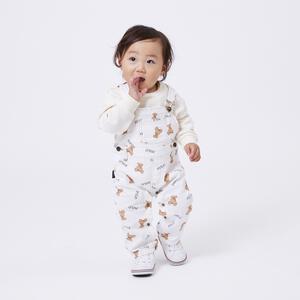 POLO BCS サロペットパンツ オフホワイト×80cmベビーザらス限定