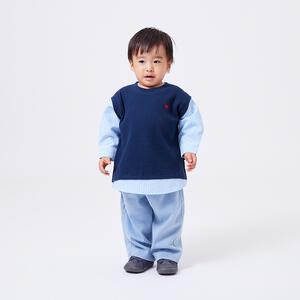 POLO BCS シャツベスト ネイビー&times;90cm ベビーザらス限定