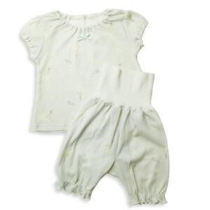 半袖腹巻付きパジャマ 鹿の子天竺 デイジー柄(デイジー×80cm) ベビーザらス限定