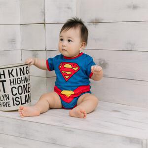 WARNER ワーナー 半袖ボディスーツ なりきりスーパーマン 80cm