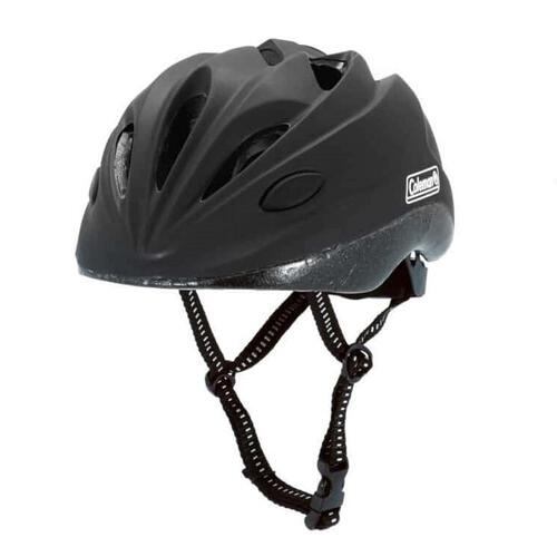 コールマン ジュニアヘルメットSG M（52～56cm）ブラック 子供用ヘルメット 軽量 黒 おしゃれ SG規格適合 バイク 自転車  4歳 5歳 6歳