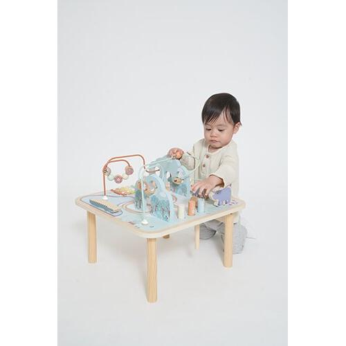木製どうぶつたちのアクティビティテーブル トイザらス限定 クリスマスプレゼント 2歳 3歳 4歳