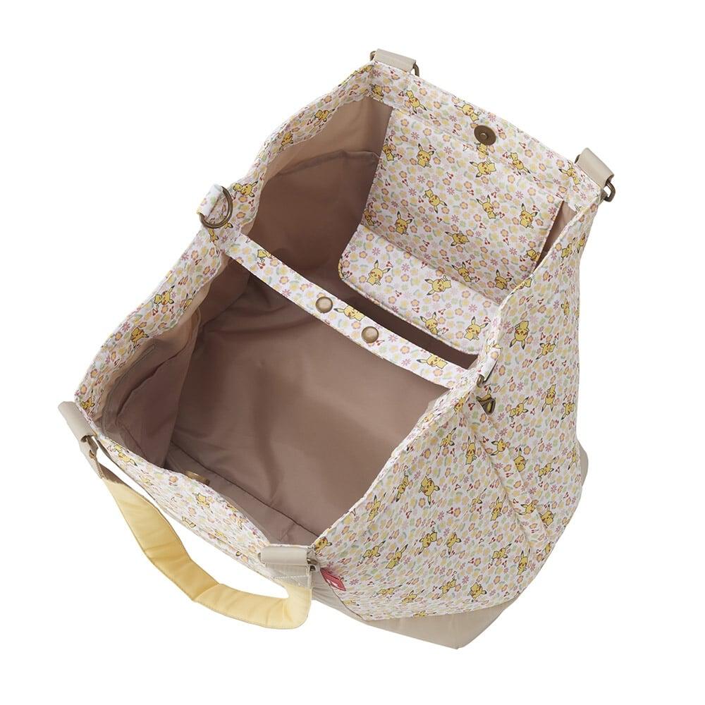 monpoke モンポケ monpoke マミールー 小花柄マザーズバッグ 