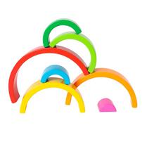 木製レインボースタッカー トイザらス限定 クリスマスプレゼント 2歳 3歳 4歳