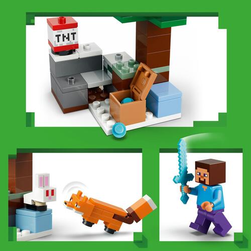 【2026年1月1日発売予定】レゴ LEGO マインクラフト スティーブのタイガの冒険 21583｜おもちゃ 玩具 誕生日 プレゼント ブロック 6歳 7歳 8歳