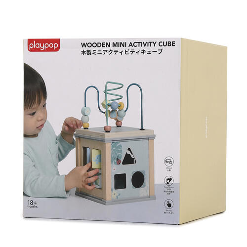 木製ミニ アクティビティ キューブ トイザらス限定  2歳 3歳 4歳