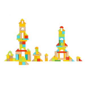 木製ブロックバケツ 100ピースセット トイザらス限定