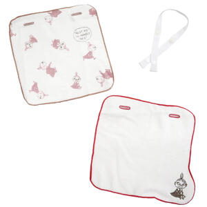 MOOMIN ムーミン タオルスタイ 2枚組(レッド×ﾌﾘｰ) ベビーザらス限定