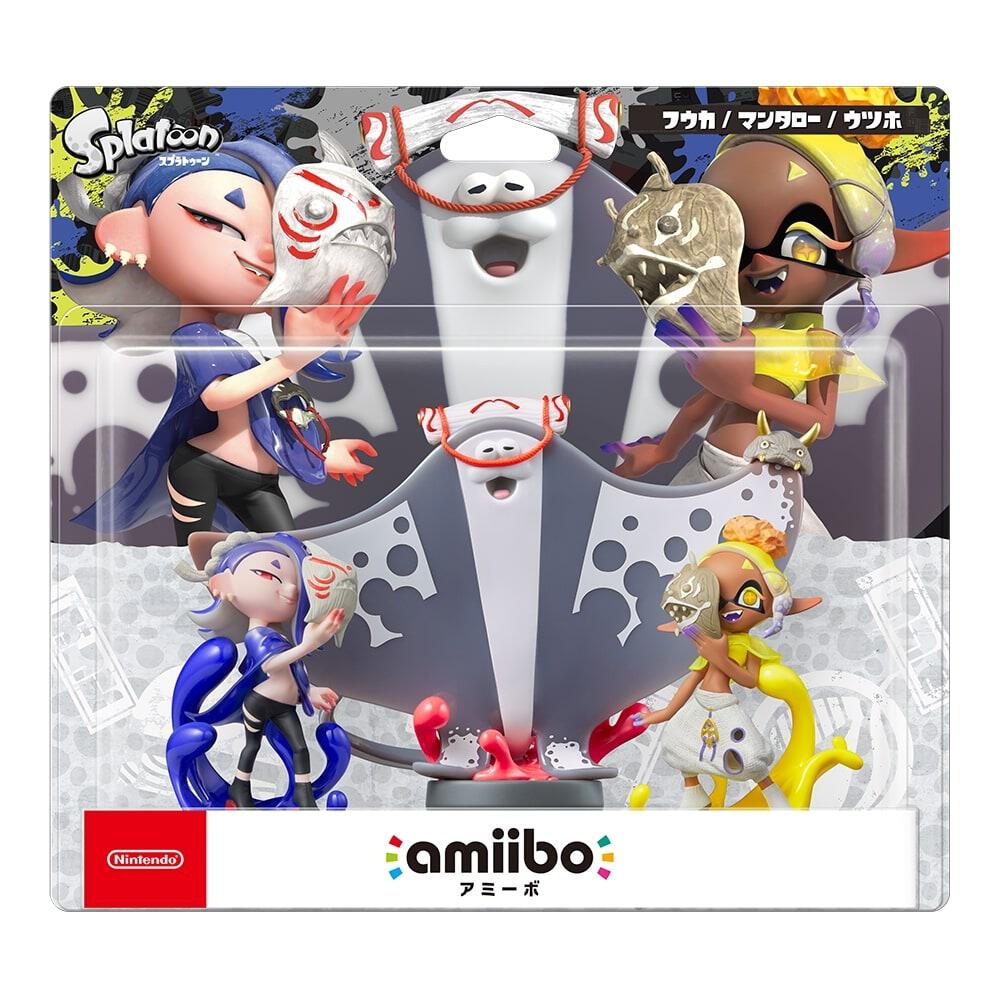 amiibo すりみ連合セット フウカ／ウツホ／マンタロー（スプラトゥーン 